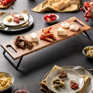 Sale CASA ACACIA LUX Prancha Para Servir /mesa Preto, Natural