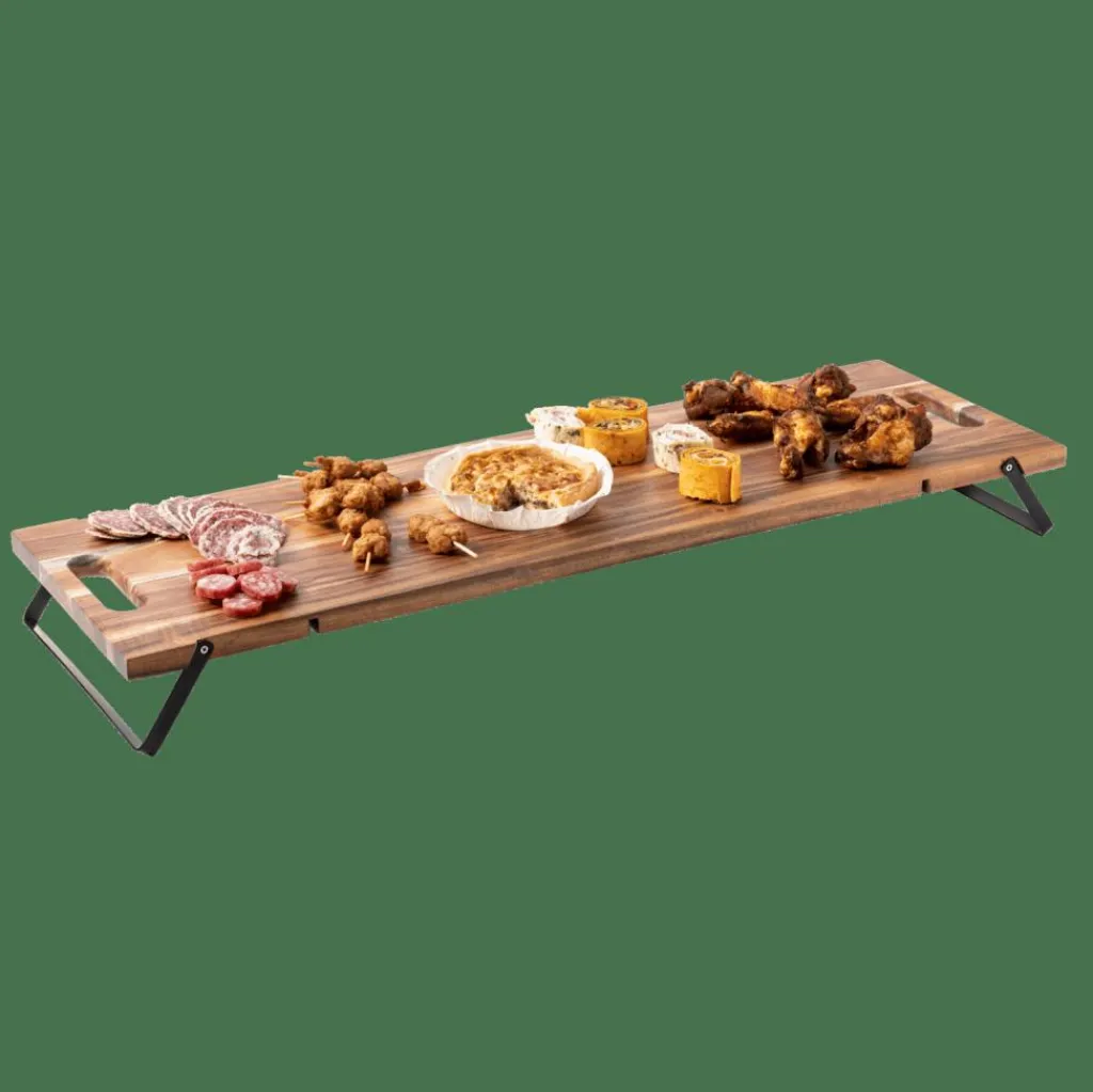 Cheap CASA ACACIA LUX Prancha Para Servir /mesa Preto, Natural