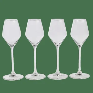 Discount CASA AFTER DINNER Copo Vinho Do Porto Conjunto De 4 Transparente