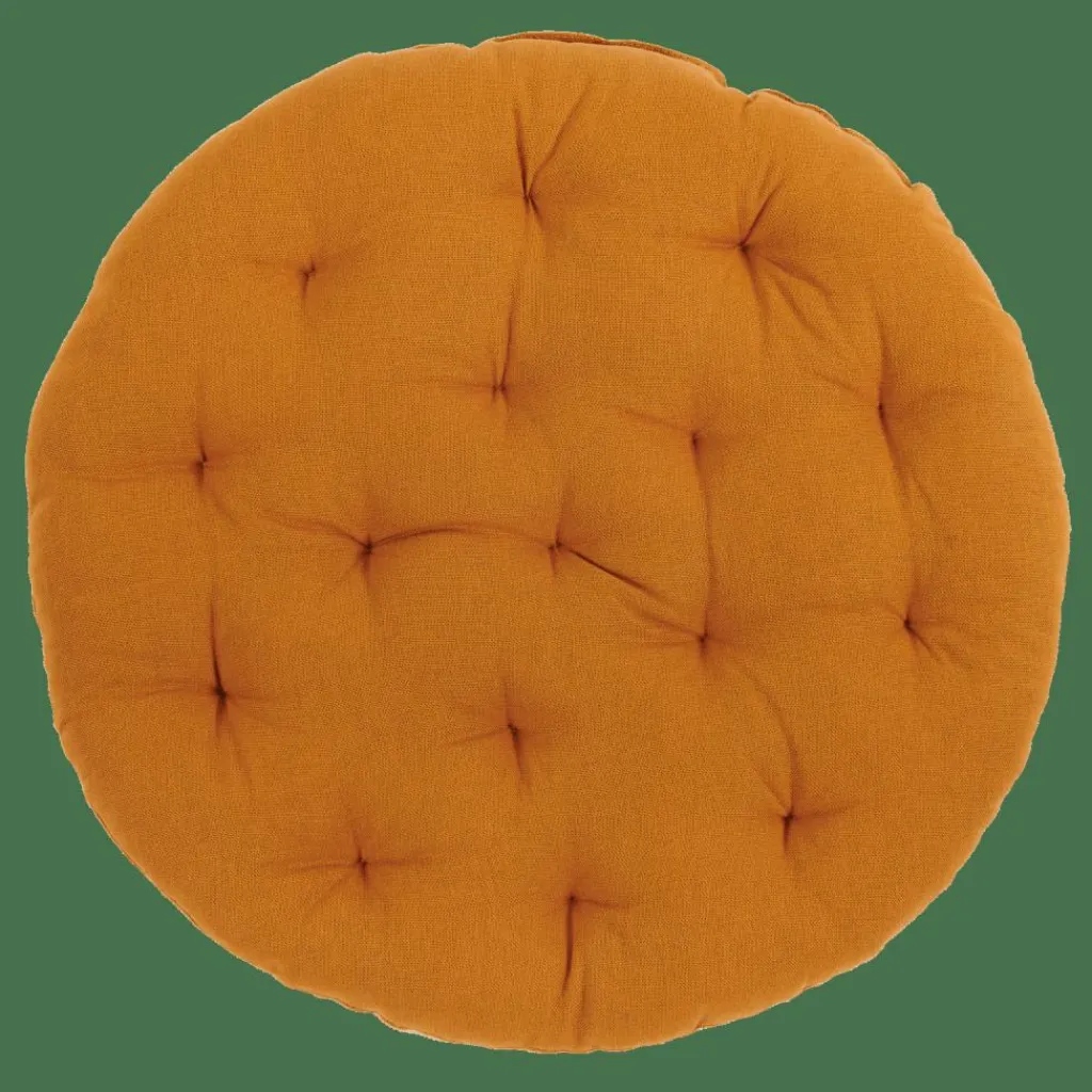 Outlet CASA ALDA Almofada De Assento Ocre