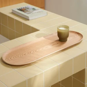 Fashion CASA ASH OVAL Bandeja Natural
