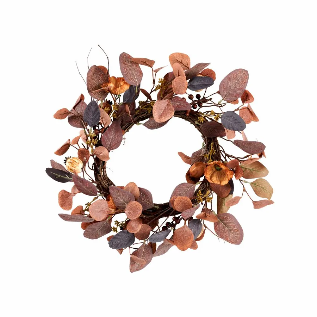 Shop CASA AUTUMN Coroa Decorativa Cor-de-laranja