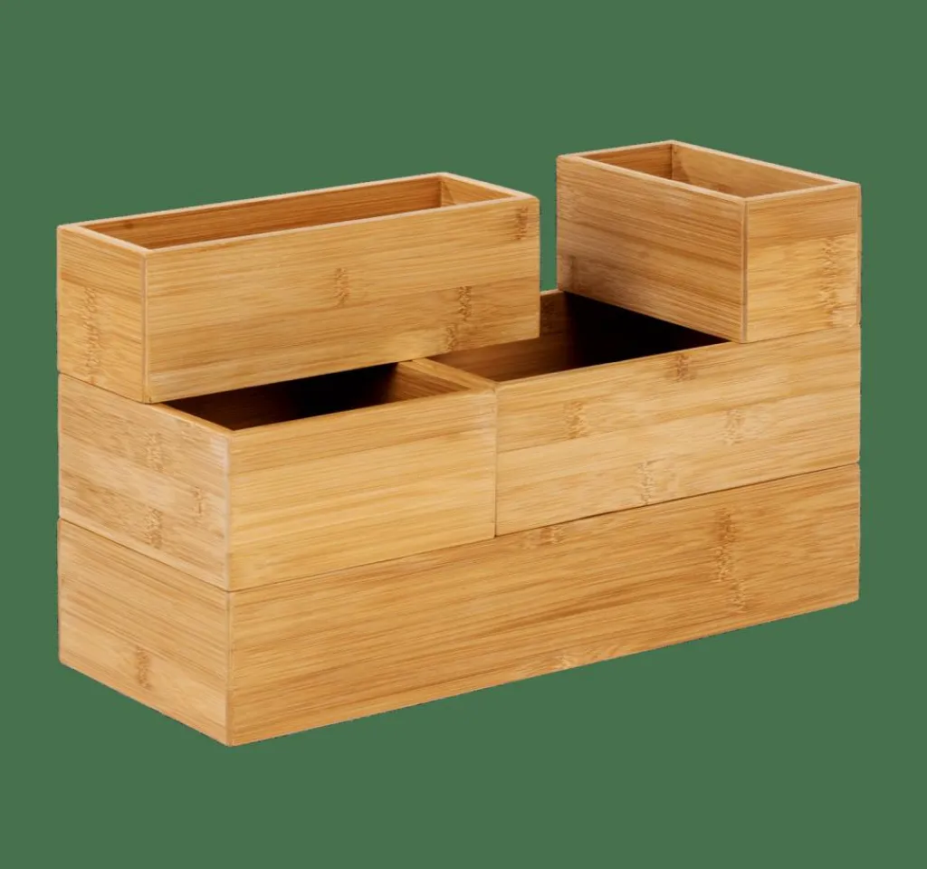 Clearance CASA BAMBOO Organizador De Gaveta Natural