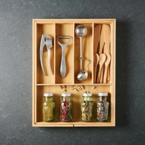 Online CASA BAMBOO Organizador Gaveta Extensível Natural