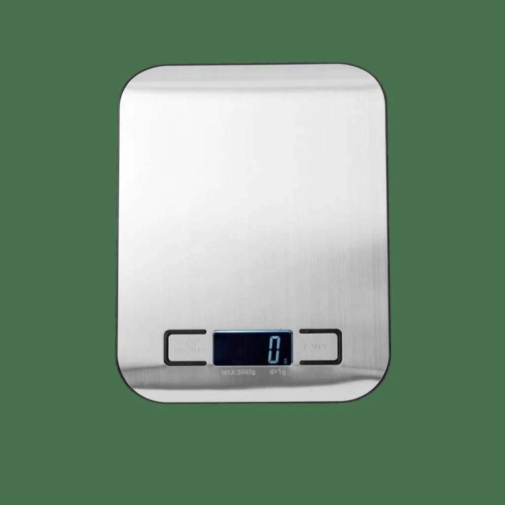 Store CASA BASIC Balança De Cozinha Digital Metal, Prateado