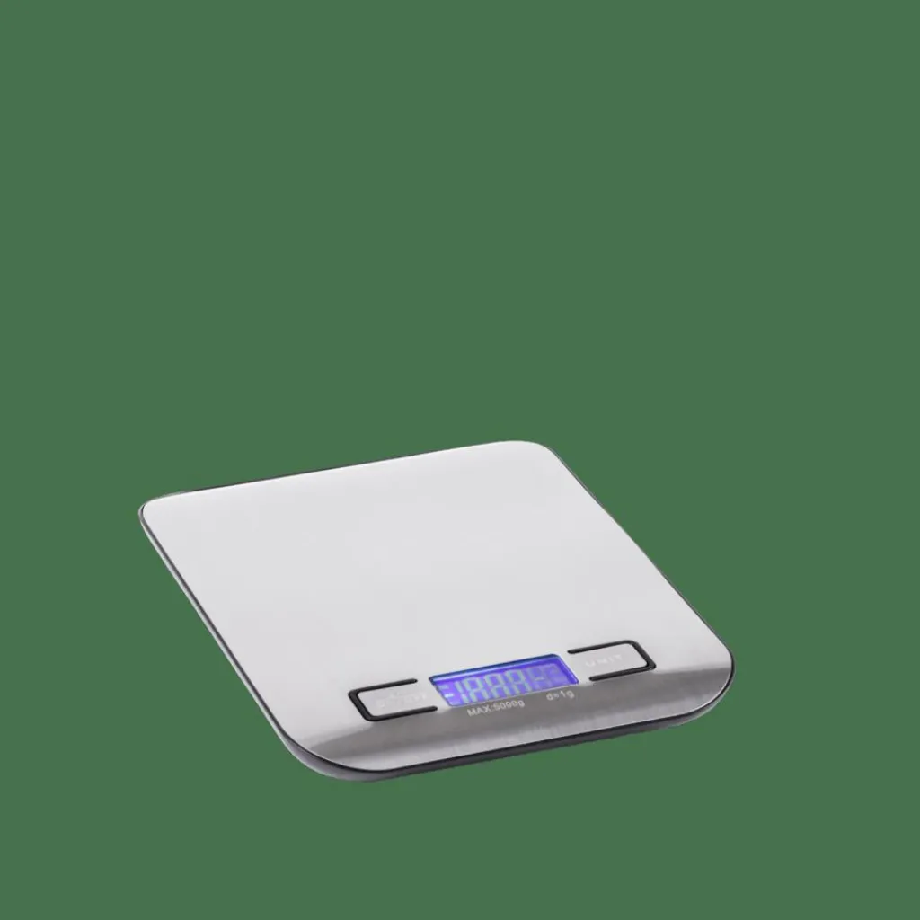 Store CASA BASIC Balança De Cozinha Digital Metal, Prateado