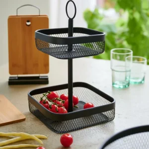 Discount CASA BLACK LUNAR Cesto Quadrado De 2 Peças Preto