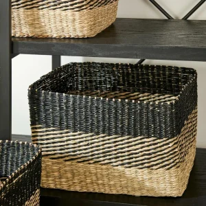 Outlet CASA BOBO Cesto Gaveta Preto, Natural