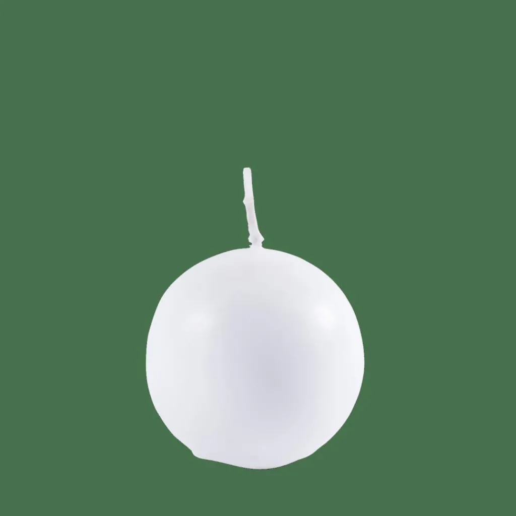 Online CASA BOLA Vela Bola Branco