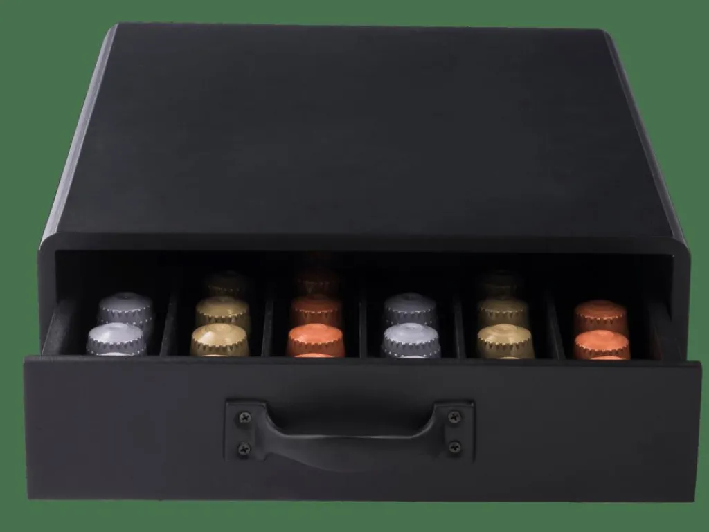 Store CASA CAFE Caixa Com Gaveta Para Cápsulas Preto