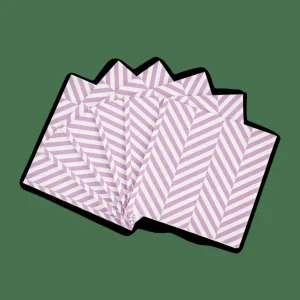 Fashion CASA CHEVRON Guardanapos Conjunto De 20 Roxo
