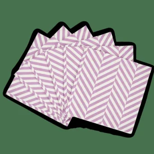 Fashion CASA CHEVRON Guardanapos Conjunto De 20 Roxo