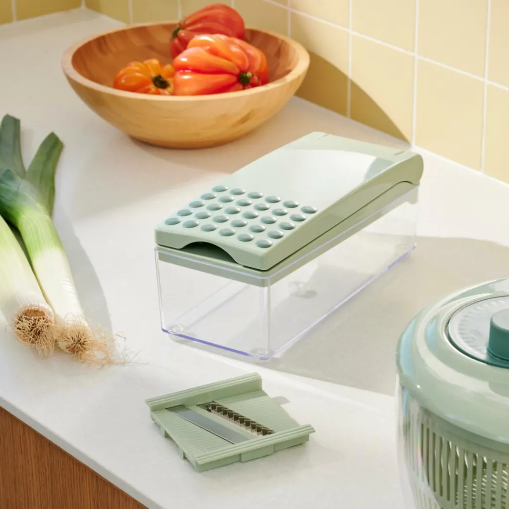 New CASA CUISINO Rapa-tudo Conjunto De 2 Menta, Verde Escuro