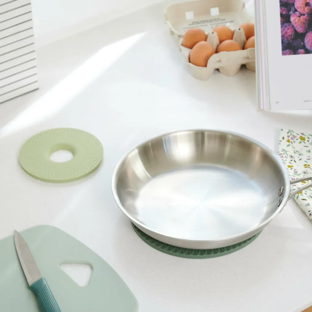 New CASA CUISINO Rapa-tudo Conjunto De 2 Menta, Verde Escuro