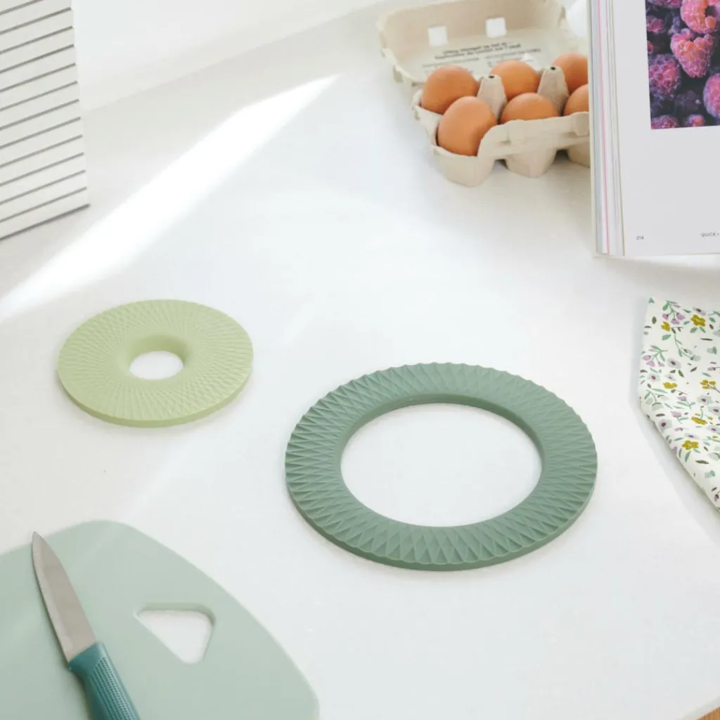 New CASA CUISINO Rapa-tudo Conjunto De 2 Menta, Verde Escuro