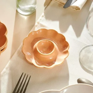 New CASA DAHLIA Base Para Ovo Esmalte Reativo