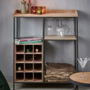 Cheap CASA DAMIAN Estante De Parede Preto