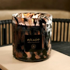 Outlet CASA ESCAPE INDIAN INSPIRATION Vela Perfumada Preto, Acobreado, Multicolor