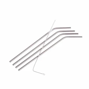 Best CASA FANCY Palhas Cocktail Com Escova Prateado