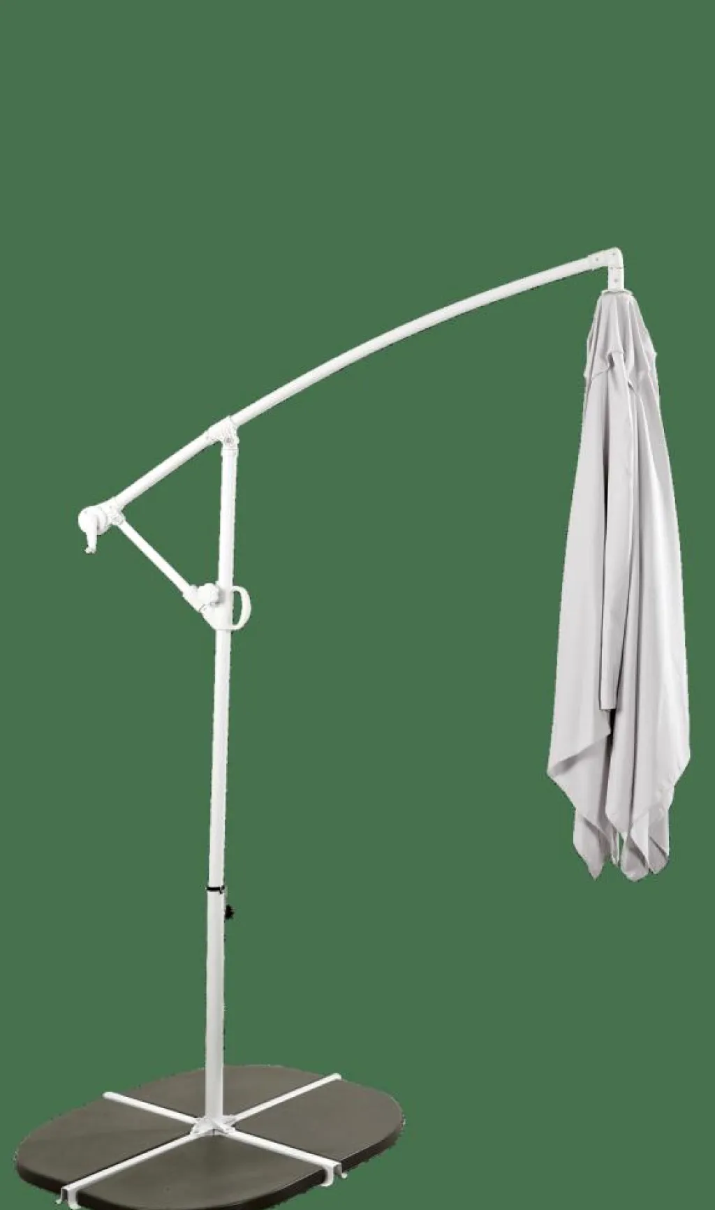 New CASA FIJI Chapéu-de-sol Pendente Sem Base Cinzento Claro