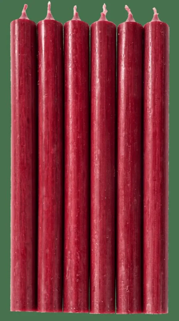 Shop CASA FINA Velas Conjunto De 6 Bordéus