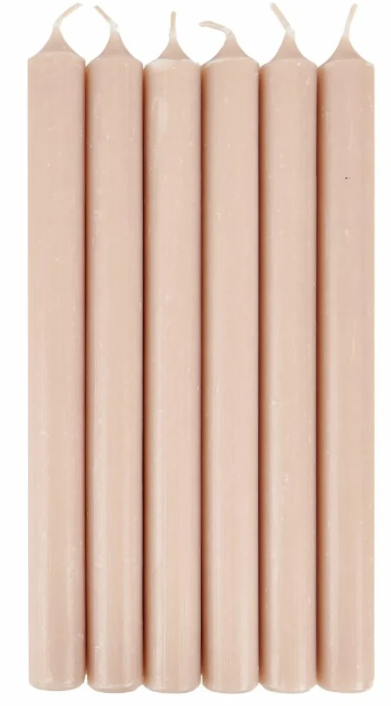 Store CASA FINA Velas Conjunto De 6 Roxo Claro