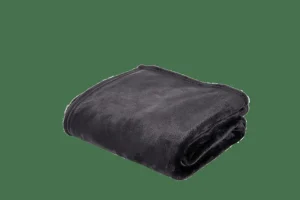 New CASA FLANELLA Manta Cinzento Escuro