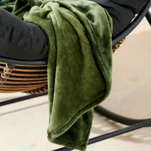 Hot CASA FLANELLA Manta Verde