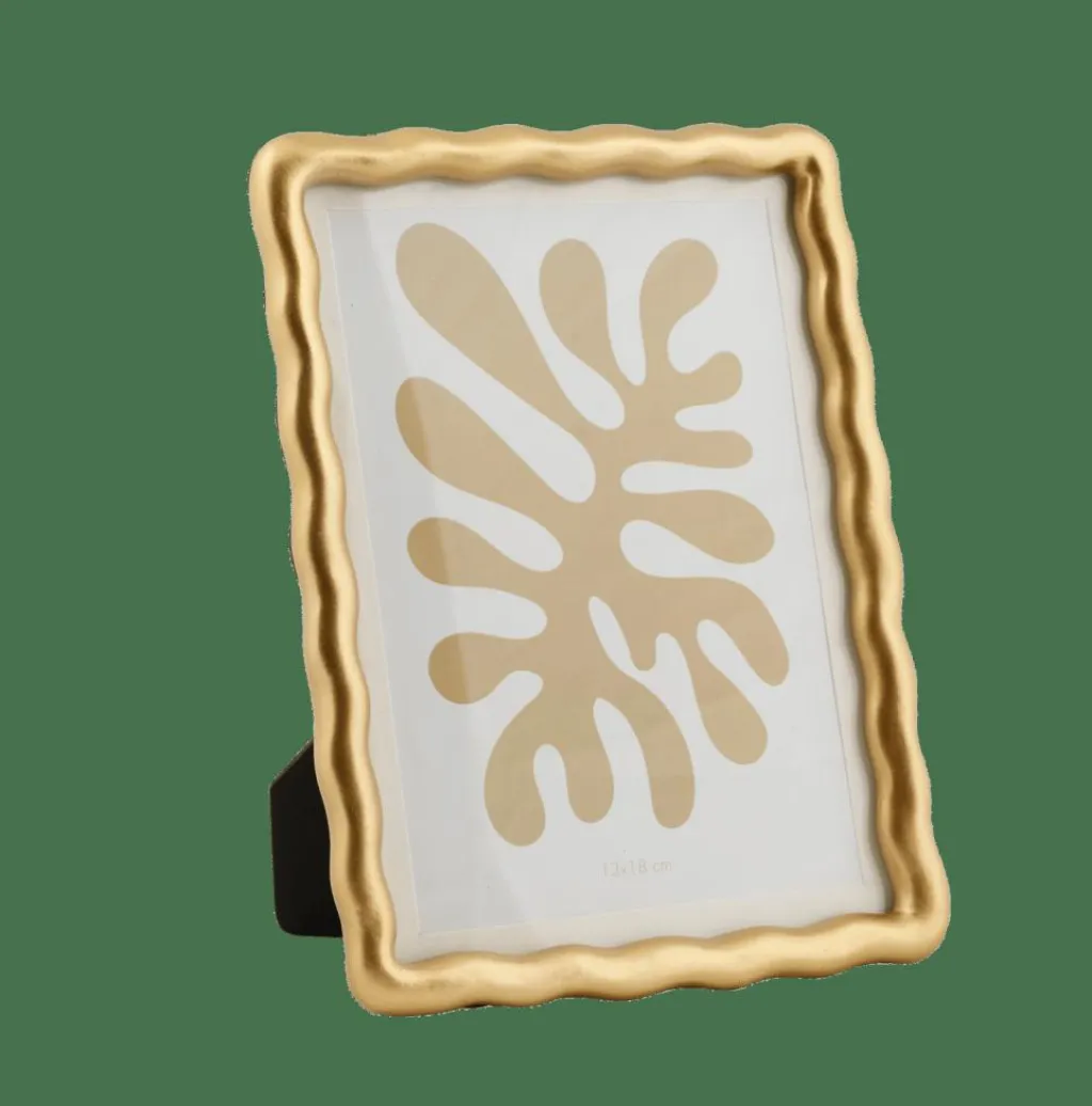 Best CASA FLOWY Moldura Dourado