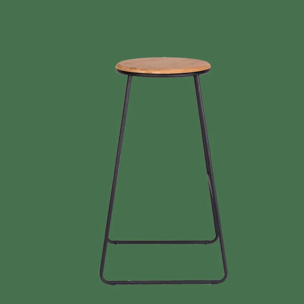 Discount CASA GIULIA Banco De Bar Preto, Natural