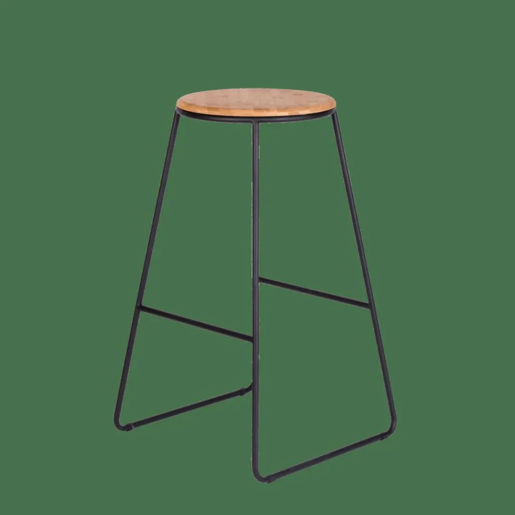 Discount CASA GIULIA Banco De Bar Preto, Natural