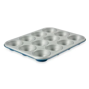 Fashion CASA GREENBAKE Forma Para 12 Muffins Azul