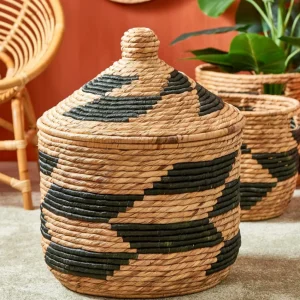 Flash Sale CASA GUATEMALA Cesto Preto, Natural