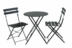 Flash Sale CASA IMPERIAL Conjunto Bistro Redondo Preto