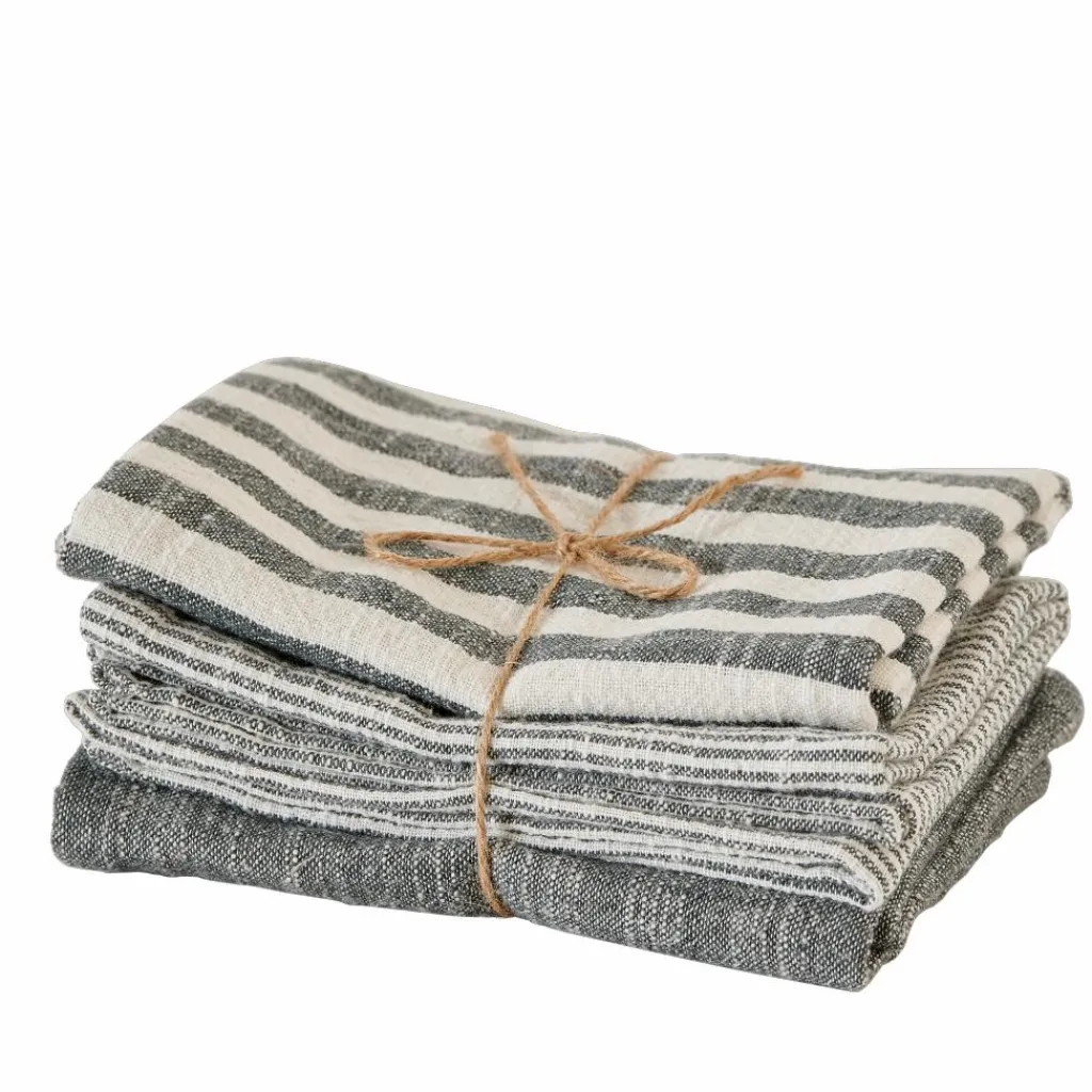 Flash Sale CASA LAURENT Pano De Cozinha Conjunto De 3 Amarelo