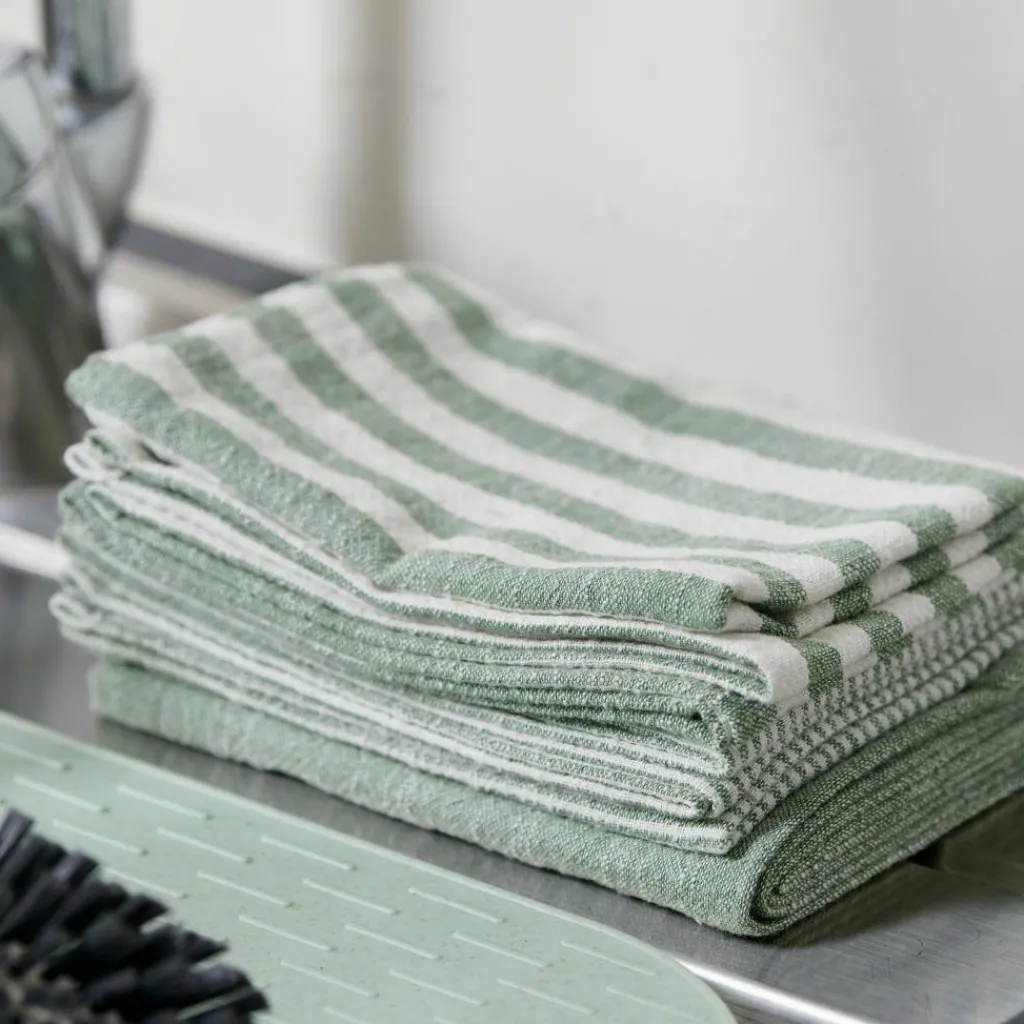 Flash Sale CASA LAURENT Pano De Cozinha Conjunto De 3 Amarelo