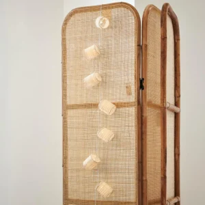 Flash Sale CASA LYNN Grinalda Iluminada 10 LEDs Bege