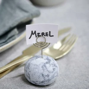 New CASA MARBLE Suporte Para Cartão Identificação Branco