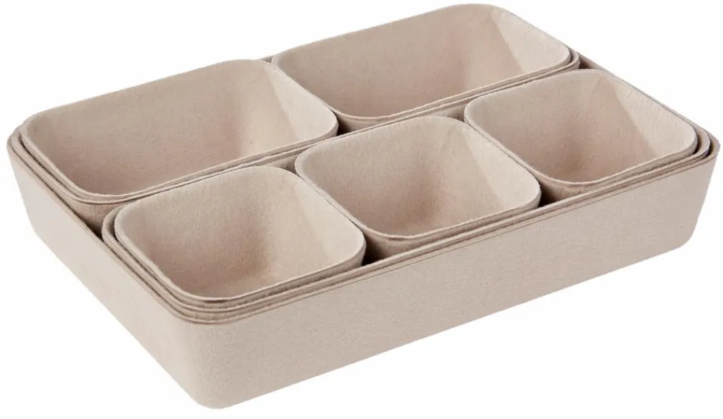 Fashion CASA MODULAR SAND Cesto De Fios Bege