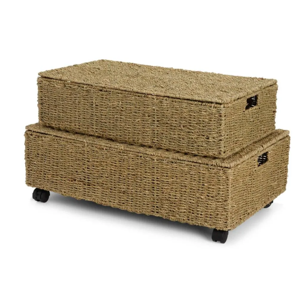 Fashion CASA MYKONOS Mala De Arrumação L Com Rodas Natural