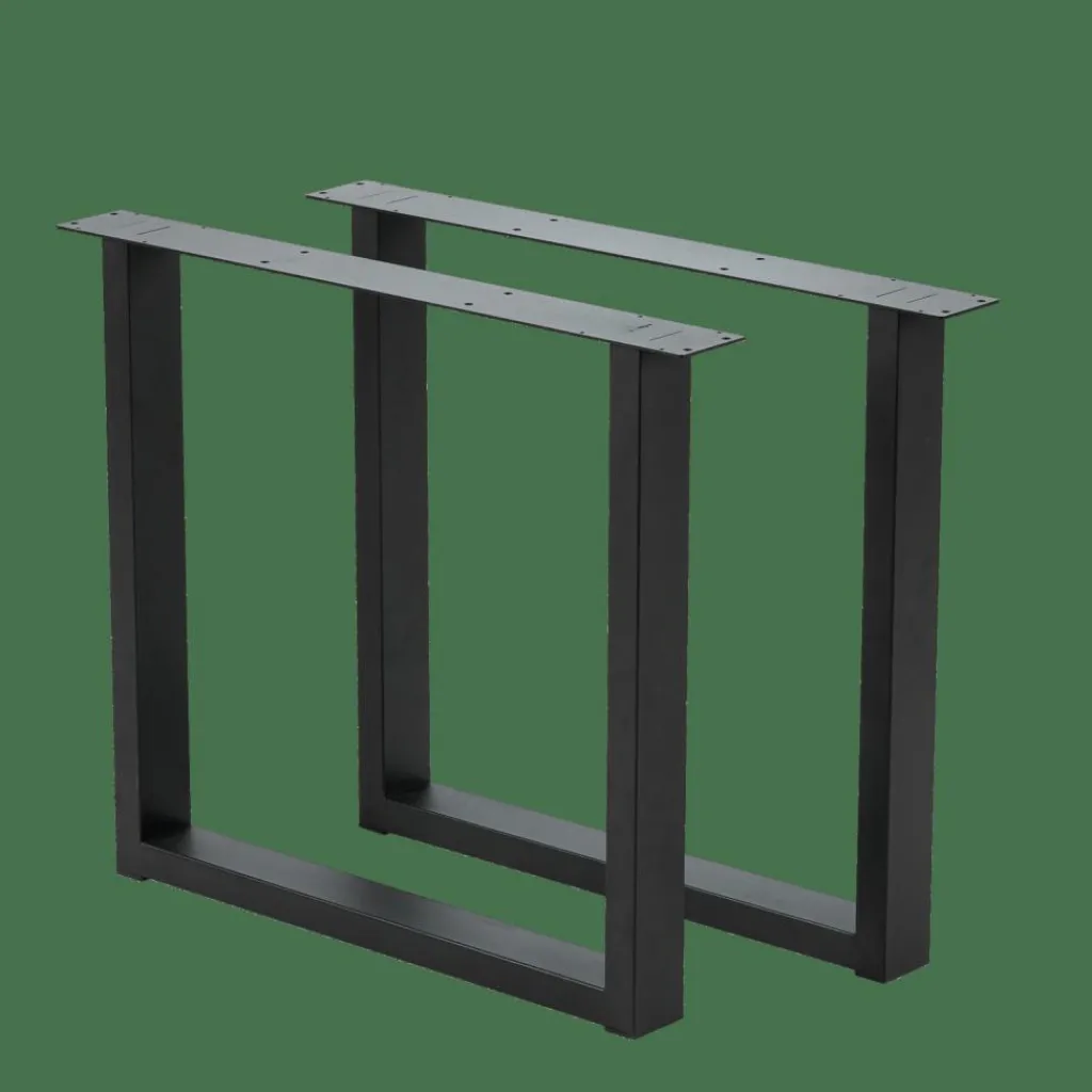 Outlet CASA NEW OAK Mesa De Jantar Com Pernas Em U De Metal