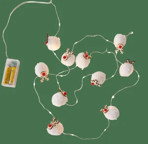 Outlet CASA OH DEER Grinalda Iluminada Com 20 LEDs Branco