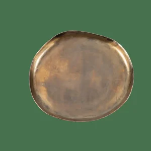 Hot CASA OVALS Prato Apresentação Dourado