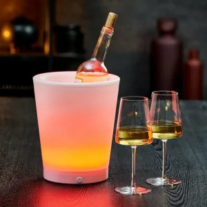 New CASA PARTY Refrigerador Vinho Com Luz Branco