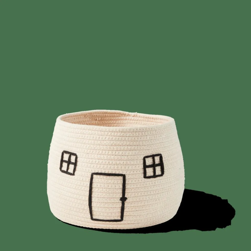 Cheap CASA PAULUS Cesto De Arrumação Com Tampa Vermelho, Natural