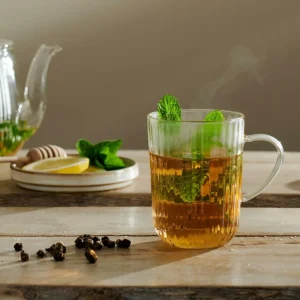 Shop CASA PAUSA Copo Para Chá Com Pega 45 CL Transparente