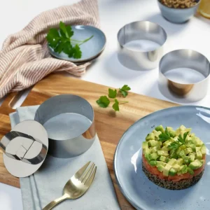 Shop CASA PROLINE Argolas Para Servir Conjunto De 3 Prateado