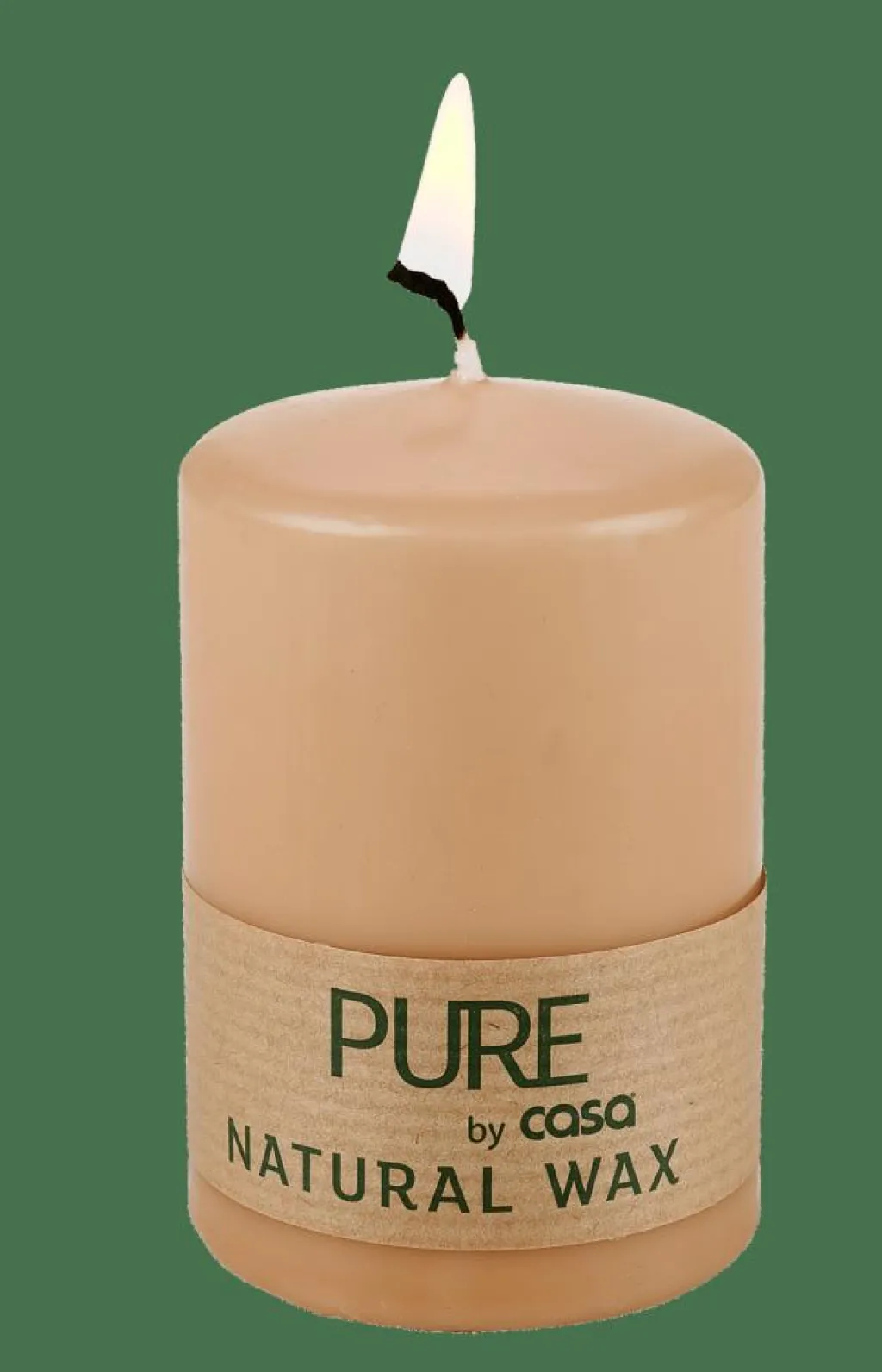 Shop CASA PURE Vela Cilíndrica Bege