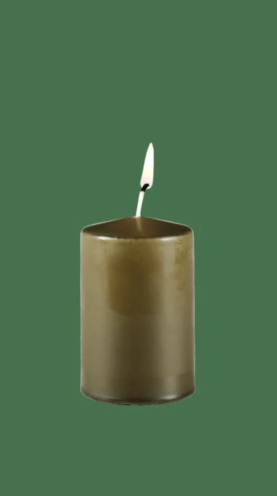 Online CASA PURE Vela Cilíndrica Verde