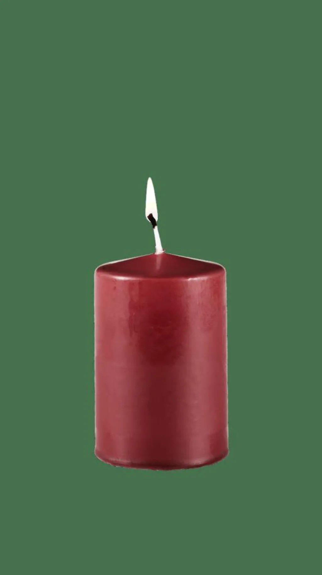 Cheap CASA PURE Vela Cilíndrica Vermelho Escuro